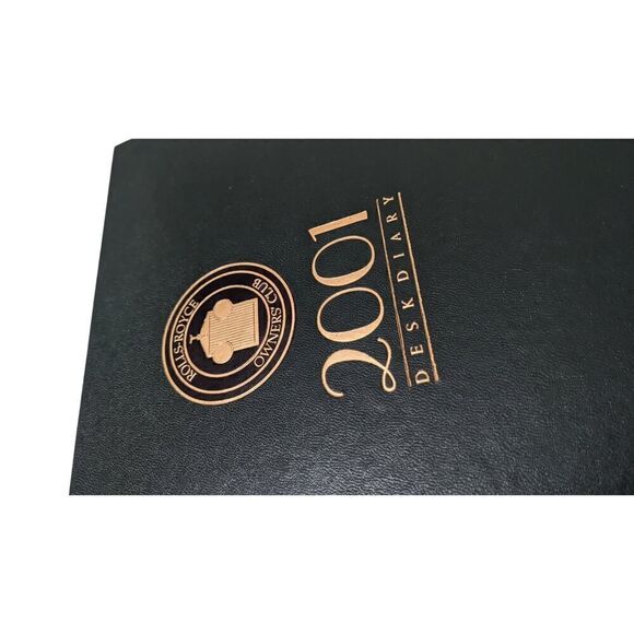 2001 Rolls Royce Owners Club‎ Desk Diary Vintage Green New - Picture 2 of 7